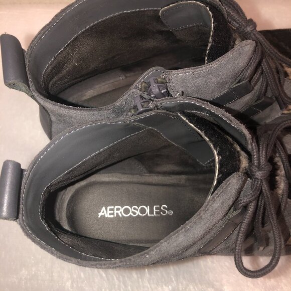 Aerosoles  Umpire Grey Combo Booties - Picture 7 of 8